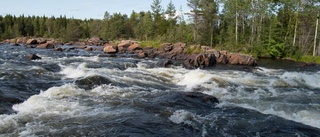 Fortsatt sök efter fiskaren i forsen