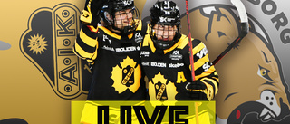 LIVE: Sista steget för att nå SDHL • Följ den stekheta första matchen i bäst av tre – när Göteborg gästar Skellefteå