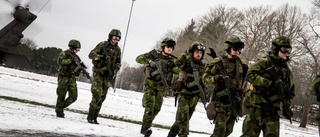 Militären övar på att skydda Uppsala