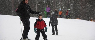 Äntligen blev det vinter i Skattmansö