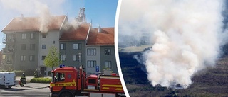 Hektisk dag för räddningstjänsten