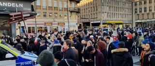 Nazister ska ha attackerat demonstration