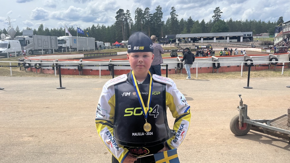 Västervik Speedways Texas Johansson tyckte att det var coolt att få vara med på SGP4.