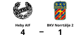 Heby AIF tog klar seger mot BKV Norrtälje 2