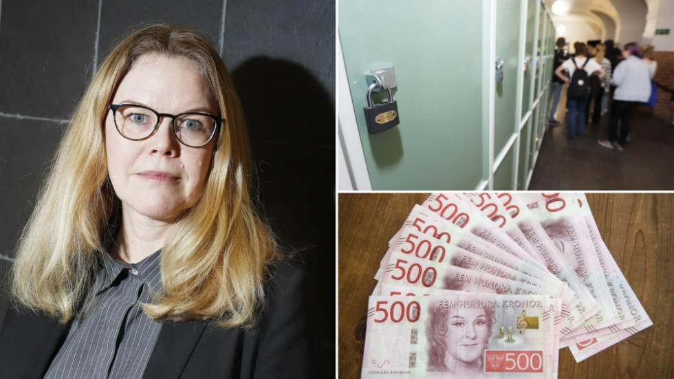 "Faktum är att Eskilstuna lägger mindre på gymnasieskolan än andra jämförbara kommuner", säger Annelie Pettersson, ekonomichef på barn- och utbildningsförvaltningen på Eskilstuna kommun.