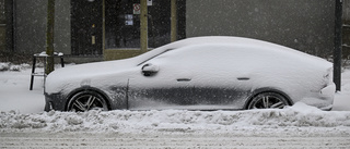 Gul varning för snö – ännu kallare till helgen