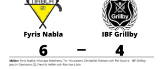 Tredje perioden avgörande när IBF Grillby föll mot Fyris Nabla