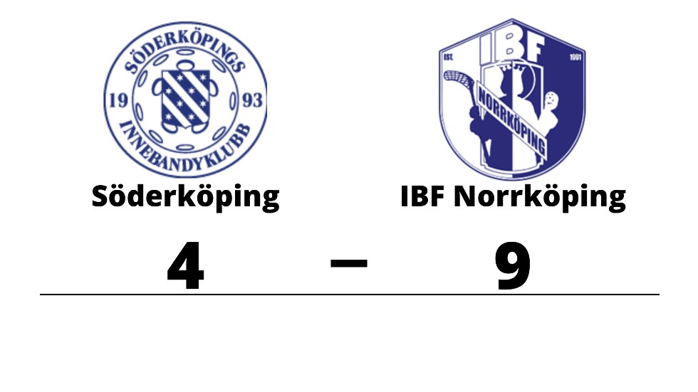 Söderköpings IBK förlorade mot IBF Norrköping