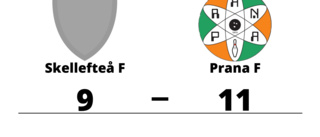 Efterlängtad seger för Prana F - bröt förlustsviten mot Skellefteå F