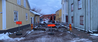 Del av Rådhusgatan avstängd för grävjobb