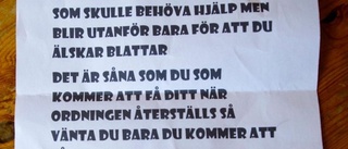 "Jag vill visa att jag inte blir rädd"