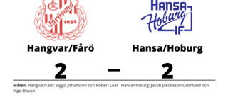 Hangvar/Fårö och Hansa/Hoburg kryssade efter svängig match