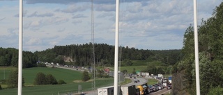 Singelolycka på E4 i höjd med Vagnhärad orsakade köer