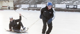 Bosse trivs på Backavallens is