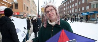 Manifestation till stöd för drakflygare