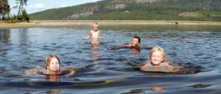 Arjeplogs playa - en oas i den heta sommarvärmen