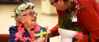 100 åriga Karin fick fin överraskning