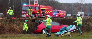 Klippte taket efter trafikolycka