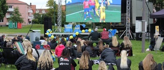 Fotboll i Vasaparken vid VM-starten