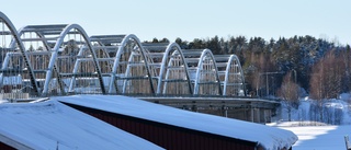 Lastbilsolycka på Bergnäsbron 