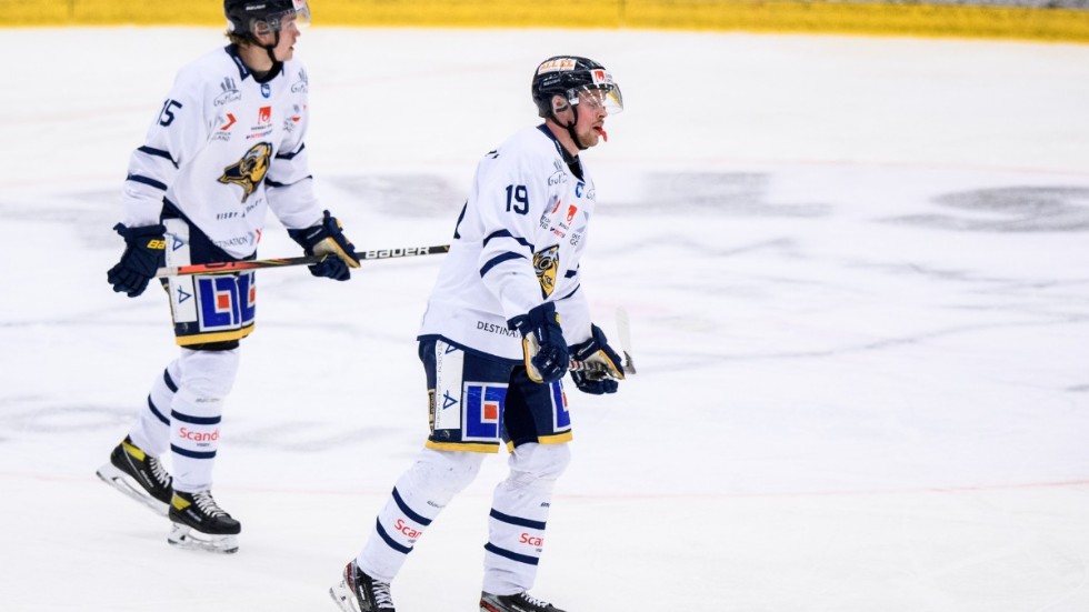 William Erenrot och hans Visby Roma fick ingen rolig kväll i Göteborg. Hanhals vann med 3-1.