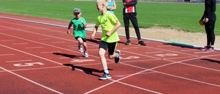 Hoppfulla talanger på friidrottsskola