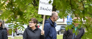 TV: Flera hundra slöt upp – bildade mänsklig ring runt Skellefteå lasarett