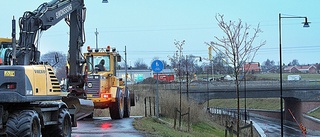 Cykelbana avstängd längre än beräknat