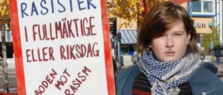 Protestmarsch i Boden mot Sverigedemokraterna