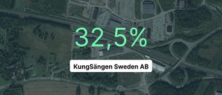 KungSängen redovisar kraftig intäktsökning