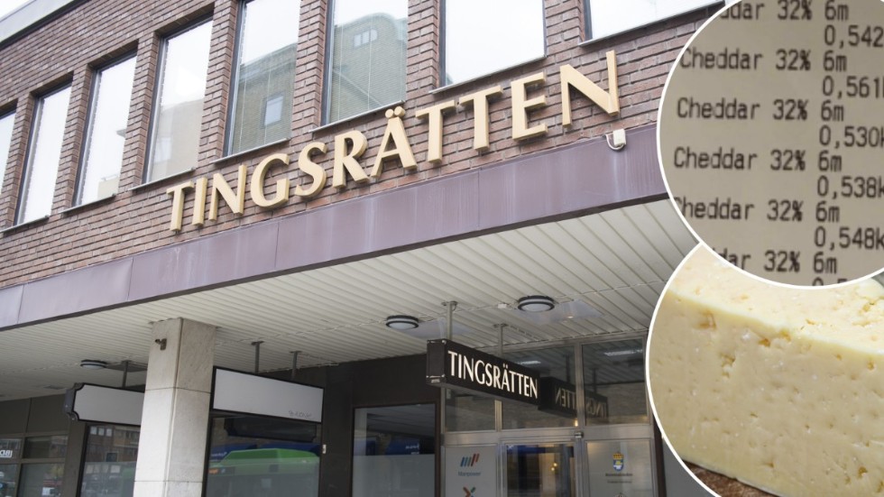 I stället för middag fick kvinnan en stämningsansökan med sig efter butiksbesöket. Stölden kunde summeras i ett kvitto.