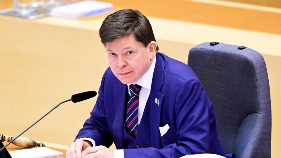 Riksdagens talman Andreas Norlén. Arkivbild.