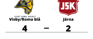 Seger för Visby/Roma blå i toppmötet med Järna