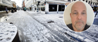 Glashalt på gågatan – trots värmeslingor i marken