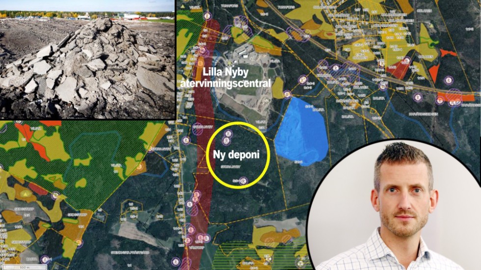 "Det tar tid med tillståndsprocesser så i bästa fall är den klar om cirka fyra år, 2027. Just nu går schaktmassorna till andra mottagare, det är fullt även i Strängnäs så mycket material får åka långväga till andra kommuner just nu", säger Kent Briby, affärsområdeschef för återvinning på Eskilstuna Strängnäs Energi och miljö.