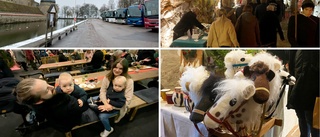 Gammeljul drog storpublik i Vadstena ▪ Vi var på plats ▪ Se minglet från slottet