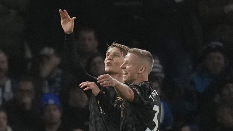 Arsenal avslutar 2022 som engelska ligaledare.