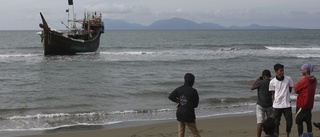 Rohingyaflyktingar når Indonesiens stränder