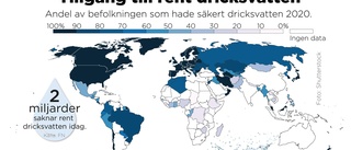 Forskarvarningen: "Risk att vattnet tar slut"