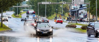 Kaos utbröt när himlen öppnade sig