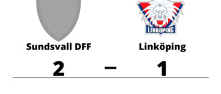 Linköping förlorade borta mot Sundsvall DFF