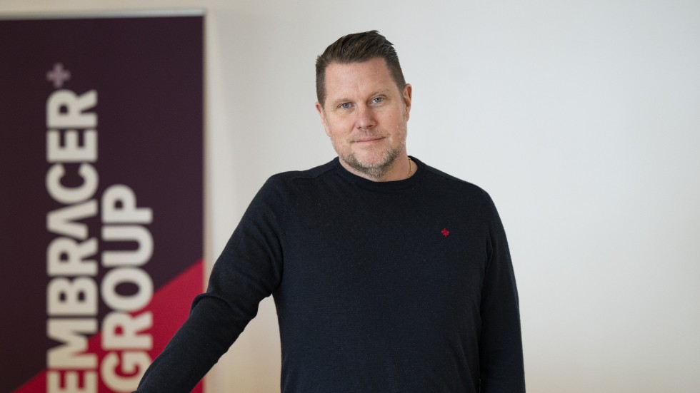 Spelutvecklaren Embracers vd Lars Wingefors. Arkivbild.