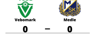 Mållös match när Vebomark mötte Medle