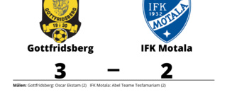 Uddamålsseger när Gottfridsberg besegrade IFK Motala