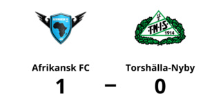 Torshälla-Nyby föll mot Afrikansk FC med 0-1