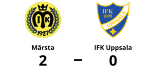 Förlust för IFK Uppsala mot Märsta med 0-2