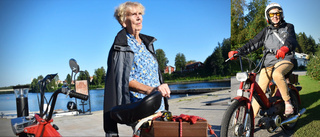 Klara, 81, kör veteranmoped: ”Man blir aldrig för gammal”