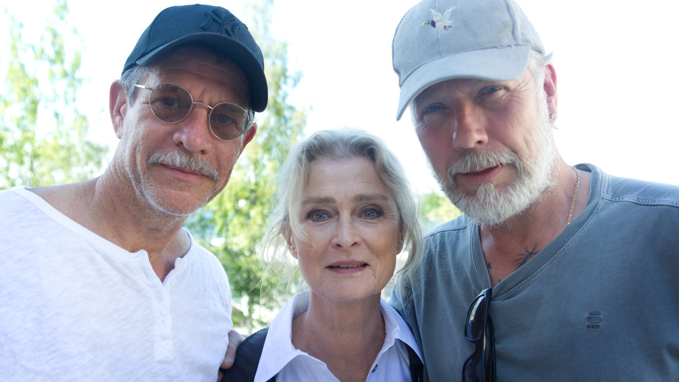 Thomas Hanzon, Lena Endre och Mikael Persbrandt i Luleå.