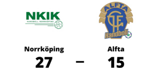 Norrköping tog klar seger mot Alfta