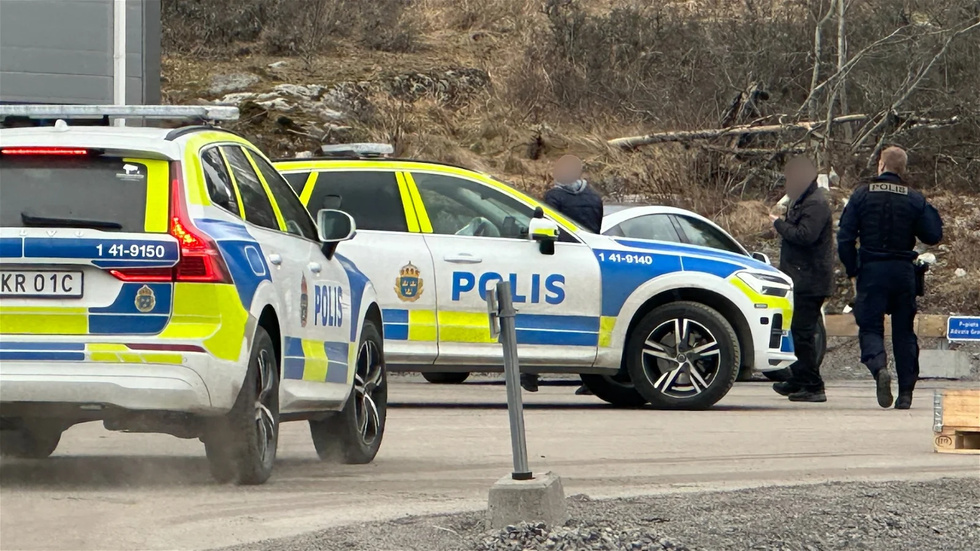 Polisen åkte till Vilsta med flera patruller.